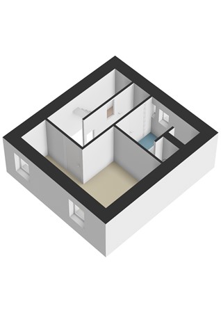 Plattegrond - Hilleshagerweg 4, 6281 AE Mechelen - Hilleshagerweg 4 Mechelen - Verdieping 3D.jpg